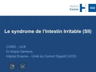 le syndrome de l intestin irritable sii