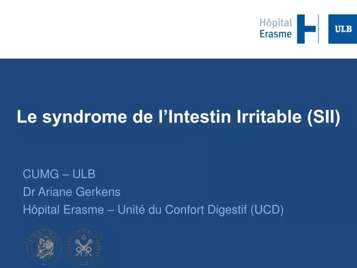 le syndrome de l intestin irritable sii