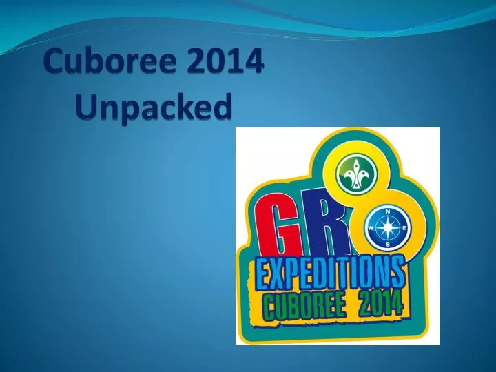 cuboree 2014 unpacked