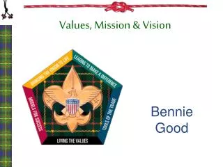 Values, Mission &amp; Vision