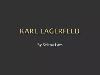 karl lagerfeld