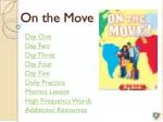 On the Move - slide 1