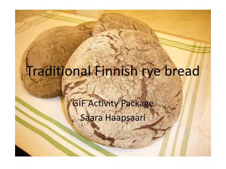 traditional finnish rye bread