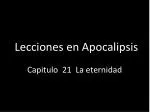 Lecciones en Apocalipsis - slide 1