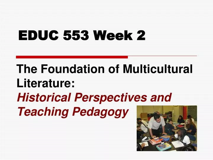 educ 553 week 2