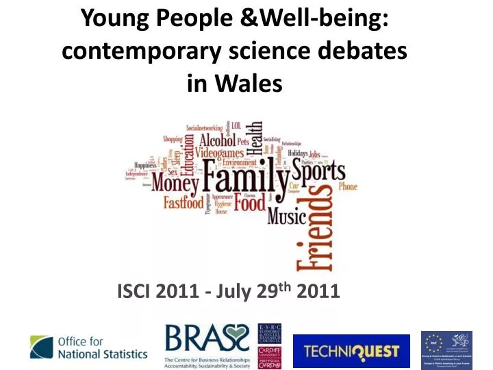 young people well being contemporary science debates in wales