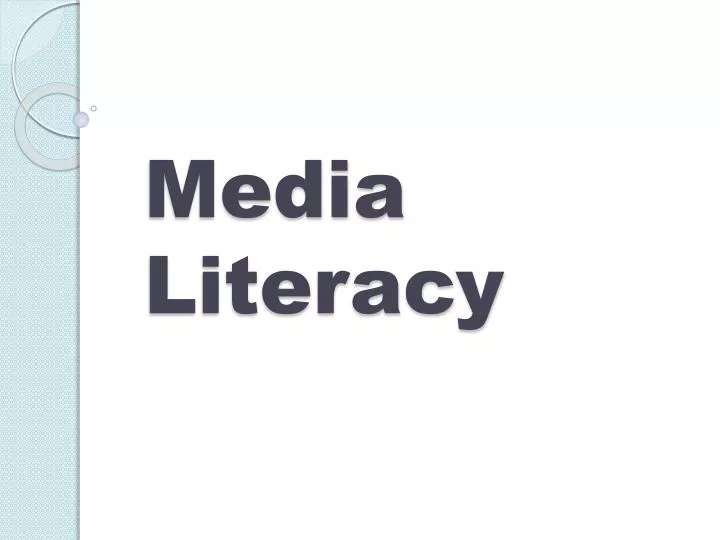 media literacy