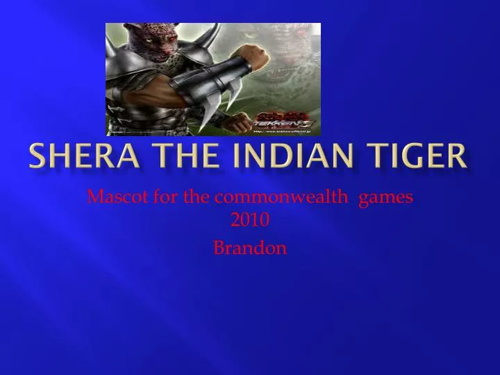 shera the indian tiger