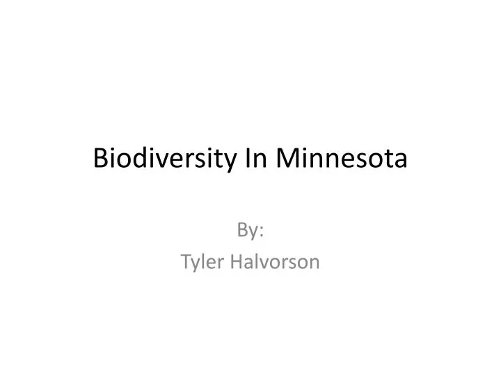 biodiversity in minnesota