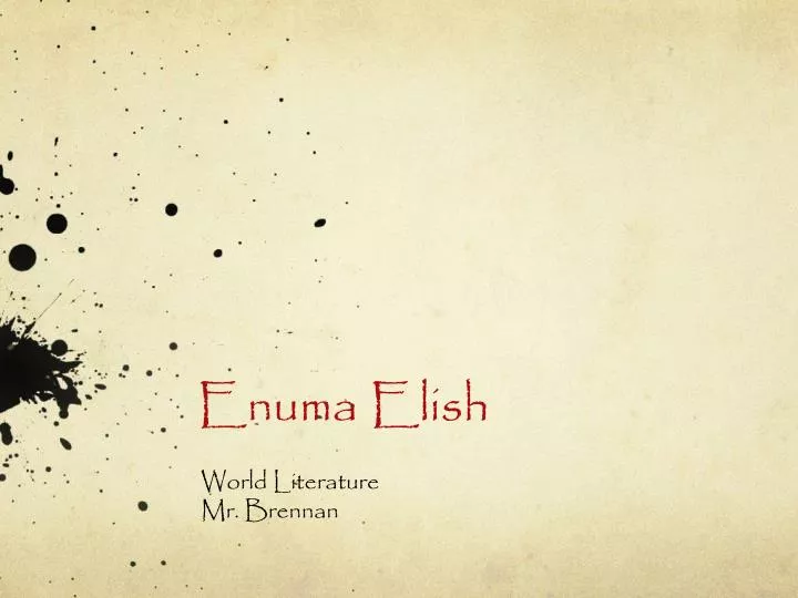 enuma elish