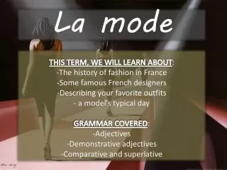 la mode