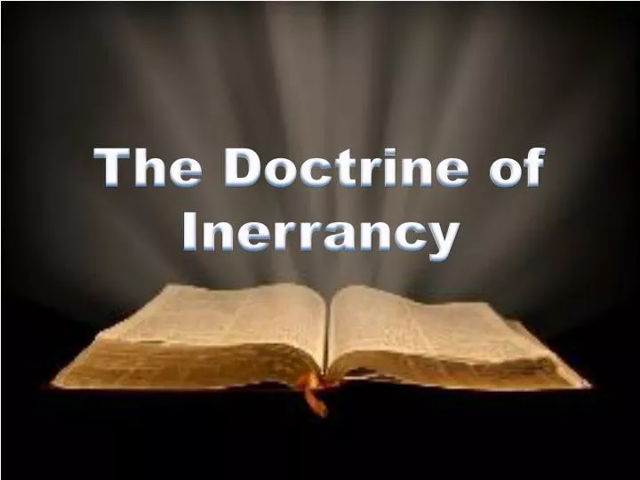 the doctrine of inerrancy