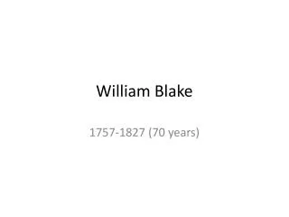 William Blake