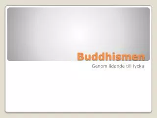 buddhismen