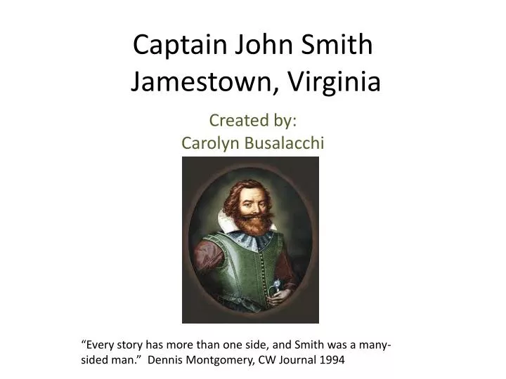 captain john smith jamestown virginia