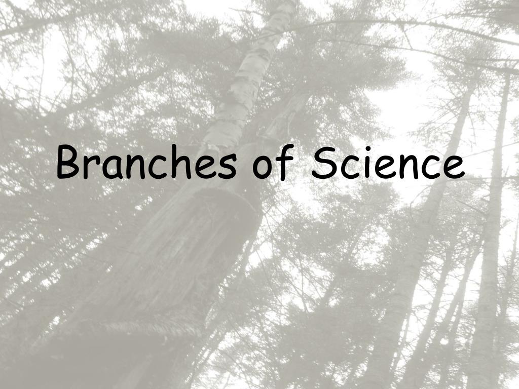 PPT - Branches of Science PowerPoint Presentation, free download - ID ...