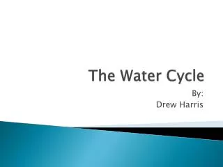 The Water Cycle