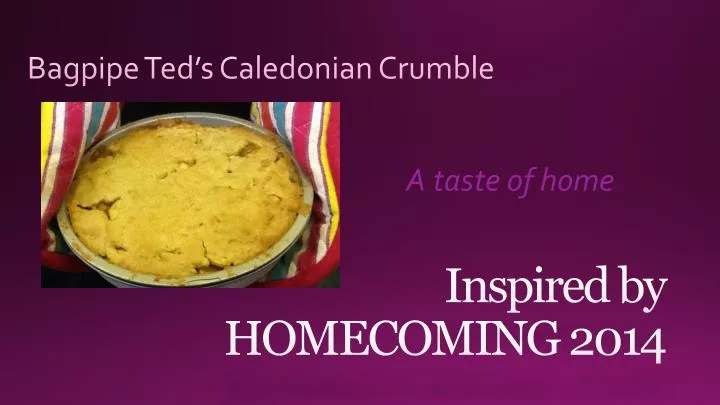 bagpipe ted s caledonian crumble