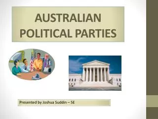 AUSTRALIAN POLITICAL PARTIES