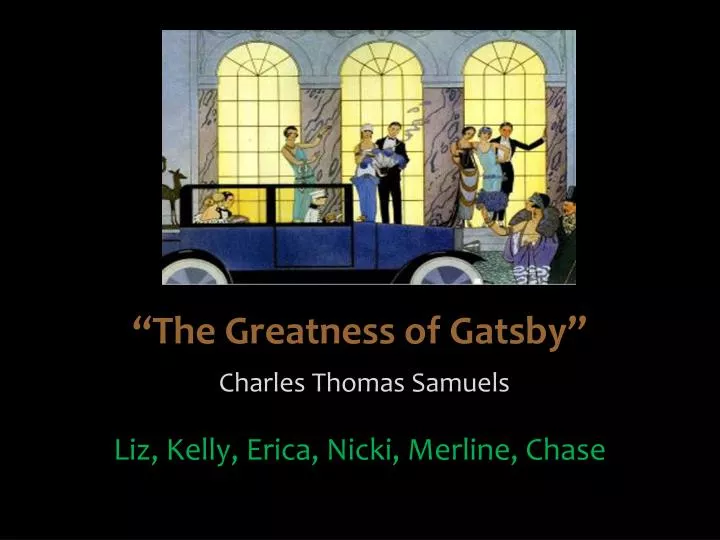 the greatness of gatsby charles thomas samuels