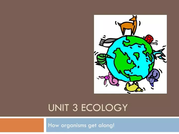 unit 3 ecology