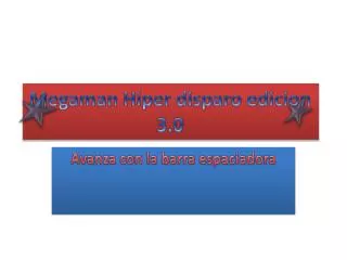 megaman hiper disparo edicion 3 0