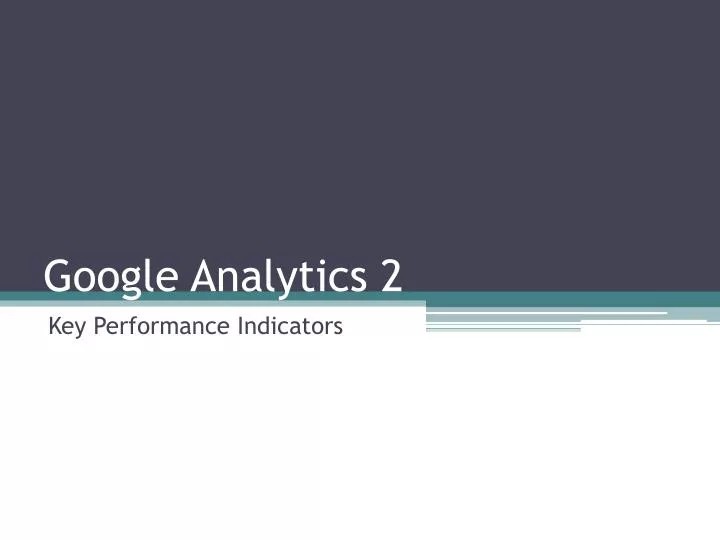 google analytics 2