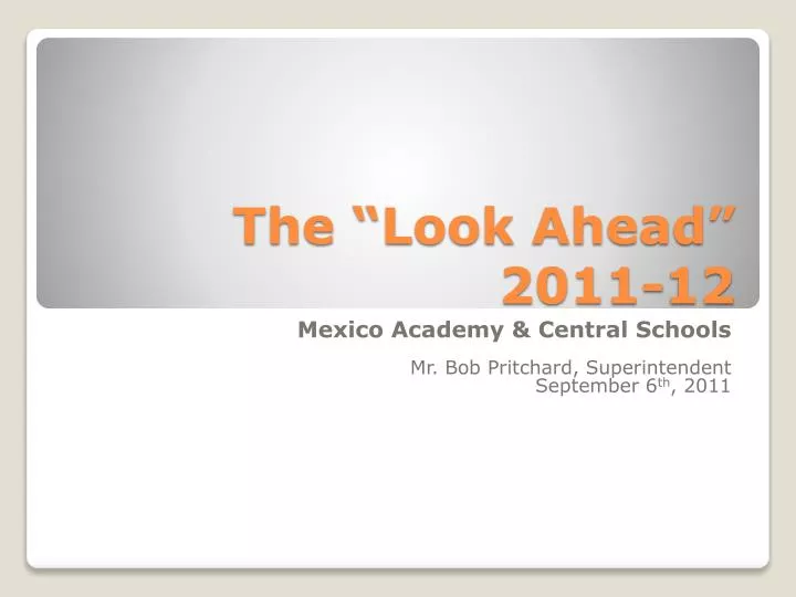 the look ahead 2011 12