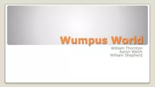 Wumpus World