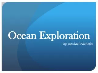 Ocean Exploration