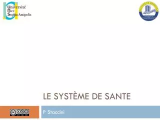 le syst me de sante