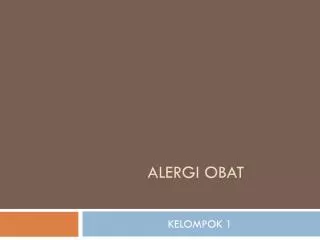 alergi obat