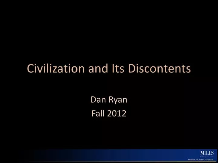 civilization and its discontents