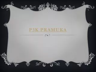 p3k pramuka