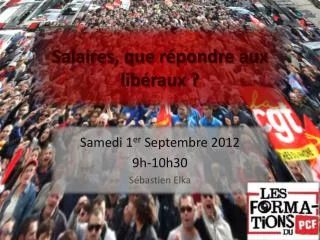 salaires que r pondre aux lib raux