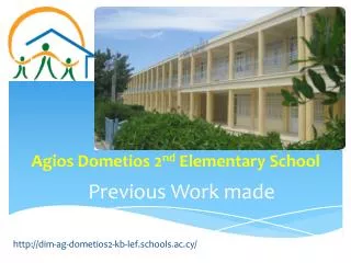 Agios Dometios 2 nd Elementary School