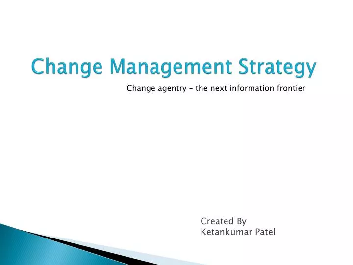 change management strategy