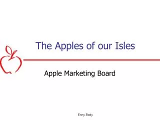 The Apples of our Isles