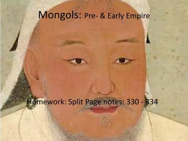 mongols pre early empire