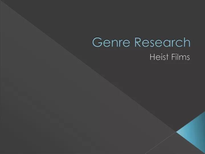 genre research