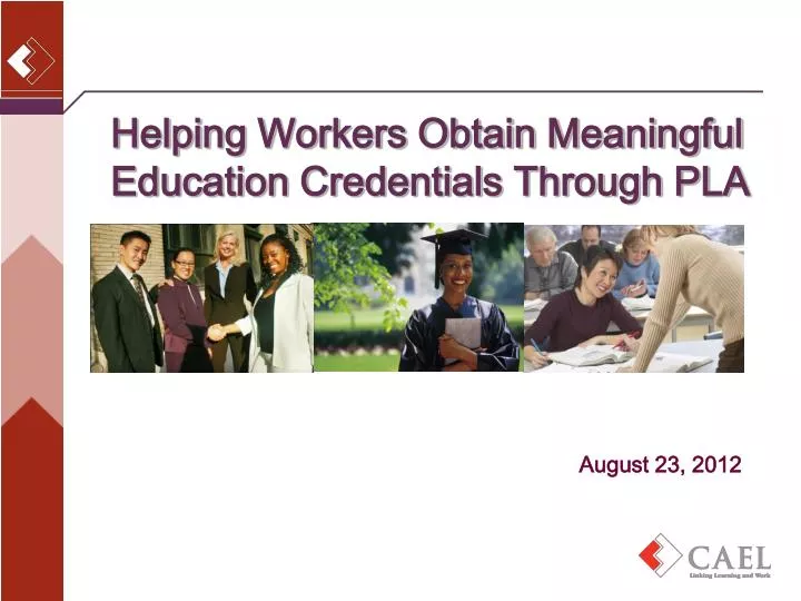 helping workers obtain meaningful education credentials through pla