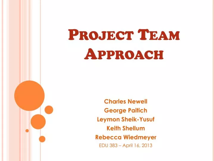 project team approach