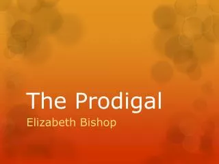 The Prodigal