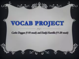 Vocab Project