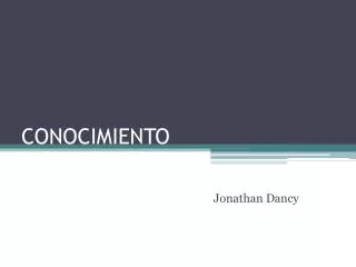 conocimiento