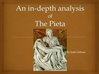 An in-depth analysis of The Pieta