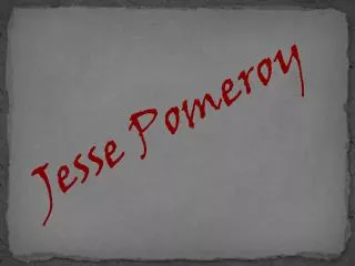 Jesse Pomeroy