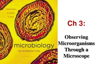 Ch 3: Observing Microorganisms Through a Microscope