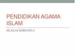 PENDIDIKAN AGAMA ISLAM - slide 1