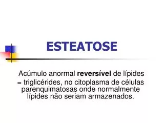 esteatose